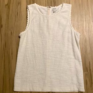 J Crew sleeveless blouse